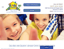 Tablet Screenshot of kidshouse.org
